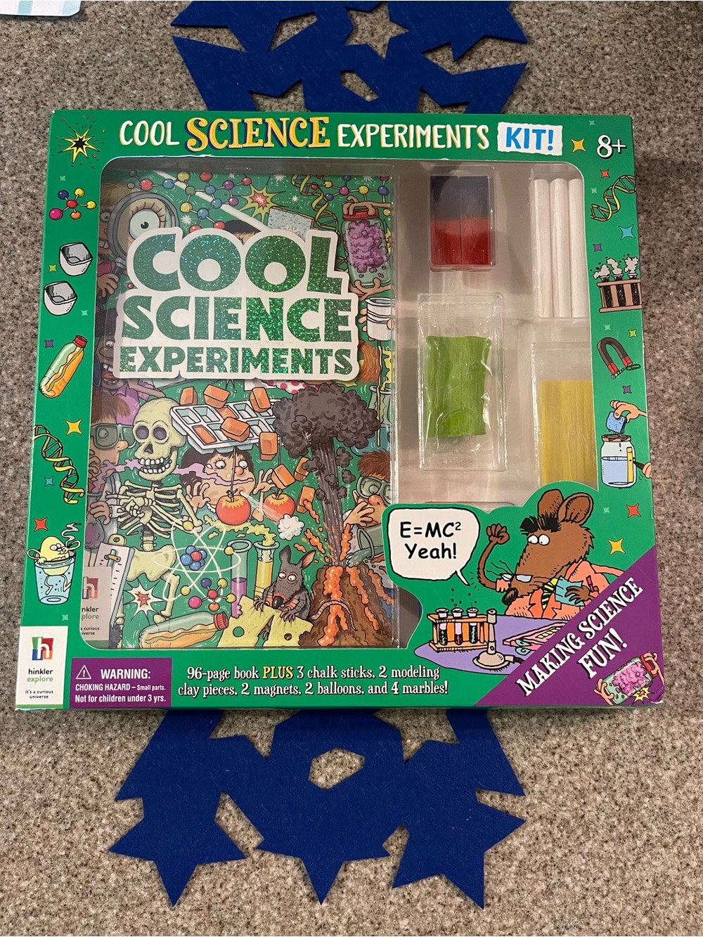 Cool Science Experiments Kit by Hinkler